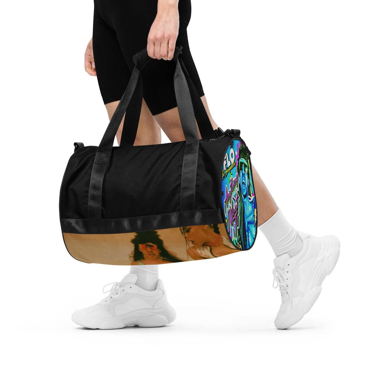 All-over print gym bag