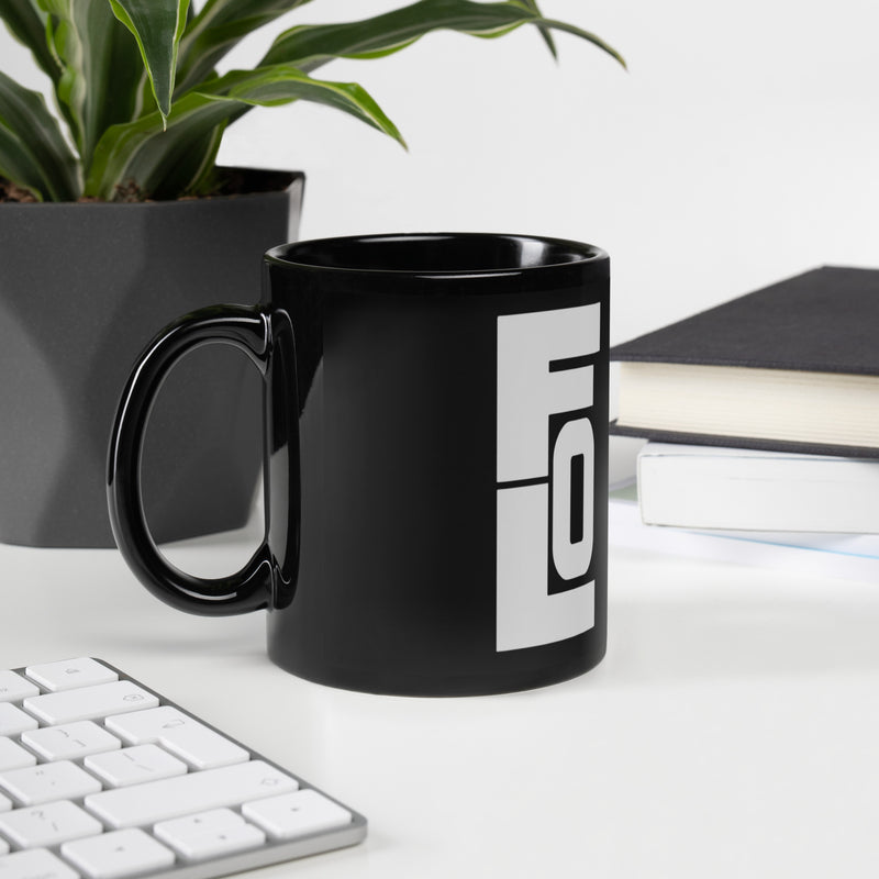 Black Glossy Mug