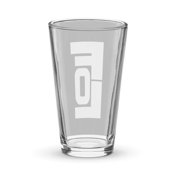 Shaker pint glass