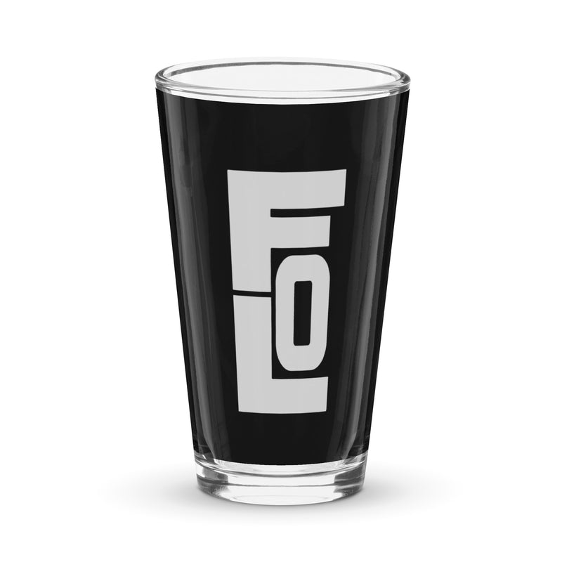 Shaker pint glass