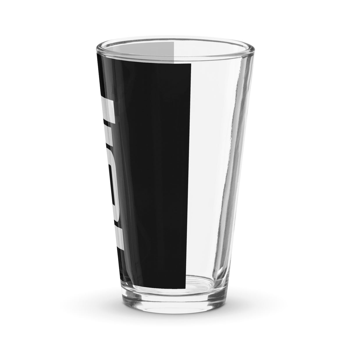 Shaker pint glass