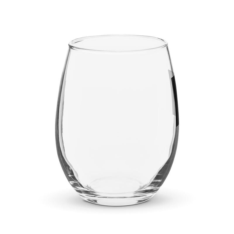 Stemless wine glass