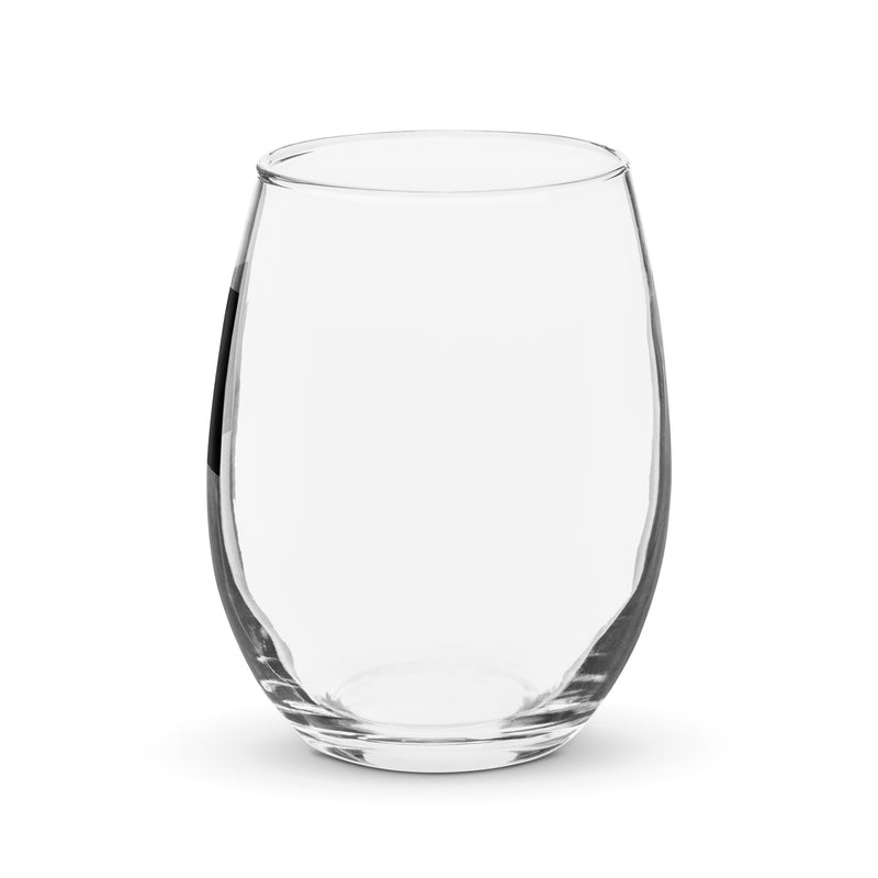 Stemless wine glass